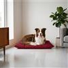 Italian Bed Linen Maxy Cuscinone Cane e Gatto ELEGANT - Cuscino per Animali Domestici Imbottito e Trapuntato, in Microfibra, 60x100 cm, Materassino Morbido e Confortevole per Cani Taglia Piccola/Media/Grande, Bordeaux