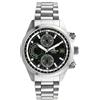 Lorenz - Orologio Sportivo da Uomo - Orologio Cronografo al quarzo a carica solare Modello Solar Chrono 030253CC - Orologio con Cinturino in Acciaio
