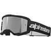 ALPINESTARS Maschera VISION 3 WORDMARK Nero Argento ALPINESTARS