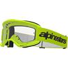 ALPINESTARS Maschera VISION 3 WORDMARK Giallo Trasparente ALPINESTARS