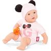Götz 2020142 - Bambola Muffin to Dress Signature Edition, 33 cm, con occhi azzurri, senza capelli con cappello e ciuccio, bambola per corpo morbido a partire dai 18 mesi in su