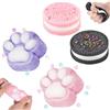 Echehi 4 pezzi Tabba Squishy, Taba Squishy Zampa, Taba Squishy Biscotto, Antistress Bambini, Antistress Adulti