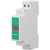 Telituny Misuratore di Tensione su Guida Din, Voltmetro Ca Digitale LCD Intelligente 1 Fase Voltmetro su Guida Din Il per il monitoraggio della tensione di edifici uffici domestici 60‑450V