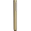 Jenngaoo Soffione Doccia Portatile per Bagno, Soffione Doccia a Barra Tonda in Rame Massiccio G1/2 Spruzzatore Ad Alta Pressione per Doccia per Forniture per La Casa Del Bagno(d'oro)