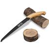 BOOSDEN Seghetto a Mano 11'', Sega per Legno con Manico in Legno, Sega Giapponese da Potatura, Seghetto Manuale per Taglio Alberi, Campeggio, Falegnameria e Giardinaggio