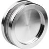 SOTECH 1 coppia Maniglie per porte scorrevoli RANA Ø 64 mm in acciaio inox spazzolato per porte in vetro