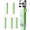 ZHjuju Gomma per Cancellare Stile Panda Kawaii, 6 Ricambi, Design Carino e Portatile (10 x 2,5 cm), Ideale per Scuola, Ufficio, Casa - Gomme per Bambini e Cute Stuff