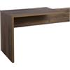 Composad | Allungo per Scrivanie SR5140 e SR5141 della linea DAVINCI BRERA, (LxAxP) 91,6x74x60 cm, Colore Noce Brera, Made in Italy