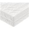 DEWINNER Materasso 90 x 200 cm, materasso a molle insacchettate, durezza H3/certificato Oeko-Tex/materasso ergonomico 7 zone altezza 18 cm, fodera rimovibile e lavabile/materasso prodotto in Europa