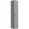 Badplaats B.V. Armadietto da bagno Plutone, 150 cm, verde opaco, colonna alta sospesa con 1 anta