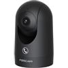 Foscam R8M telecamera di sorveglianza interna girevole e orientabile 4K 8MP Dual Band WLAN con rilevamento radar e funzione di tracciamento automatico (nero)