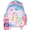 Colourbook - Zaino Trolley Coccolotti, Zaino Trolley, Contiene un Coccolotto Love&Tell, Manico Allungabile, Dimensioni 38x25x12, Official Licensee (Love Rosa)