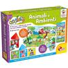 Liscianigiochi Lisciani Giochi 60146-Gioco Carotina Maxi Animali e Ambienti, Multicolore, 60146