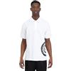 VERSACE JEANS COUTURE Polo da Uomo Bianca e Nera con Stampa Logo V-Emblem XL