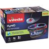 VILEDA - Sistema Lavapavimenti H2Pro Spin Mop - Separazione al 100% di acqua pulita e sporca