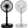 DICTROLUX - Ventilatore da scrivania Pieghevole e Ricaricabile 5 Watt - h21x10,6x6,5 cm