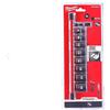 Continental Milwaukee 4932480454 - Set di chiavi a bussola, molibdeno, in acciaio cromato, colore: Nero