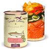 Terra Canis Classic Salmone con Miglio, Pesca ed Erbe Aromatiche - 6 Lattine