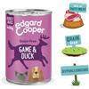 Edgard&Cooper Edgard Cooper Umido Cane Selvaggina e Anatra - 400g, singolo