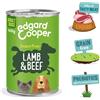Edgard&Cooper Edgard Cooper Umido Cane Agnello e Manzo - 400g, singolo