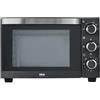Silva Schneider MB, 1600, mini forno, 15 l, nero, 1200 Watt, temperatura 100 - 230 °C, timer, regolatore a 4 livelli, elementi riscaldanti in acciaio inox, porta a doppio vetro, teglia smaltata,