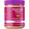 Seba Garden Burro di mandorle, 500 g, puro e naturale, crema spalmabile liscia alle mandorle californiane, 100% mandorle, adatto a dieta paleo e cheto, senza zuccheri aggiunti