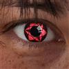 aricona Kontaktlinsen lenti a contatto aricona - Lenti a contatto Sharingan Sharingan Star - Lenti a contatto colorate senza prescrizione medica per cosplay, carnevale, feste in maschera e costumi di Halloween, 2 pezzi
