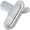 MObyat Serrature for aerei con pulsante in lega di zinco Serratura for porta dell'armadio elettrico Scatola di distribuzione for macchinari e attrezzature industriali 1 pezzo (Size : Without key-Zinc)