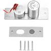 FilFEEL - Serratura elettrica con bullone, DC12V a 2 fili, mini di controllo accessi di sicurezza della porta in vetro con serratura a scomparsa