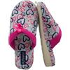 de fonseca Pantofole Donna in Cotone per Uso interno - Ciabatte con Zeppa Leggere, Traspiranti, Antiscivolo, Comode per Casa