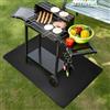 QWORK® Tappetino Barbecue 150 x 100 cm - Doppio Rivestimento in Silicone - Resistente al Calore fino a 980°C - Antiscivolo e Impermeabile