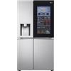 LG GSXE90MBDD Side by Side Frigorifero con InstaView, classe D, capacità 628 litri, attacco per acqua solida, metallo sorbetto