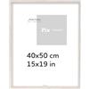 Pix FRAMES Cornice Foto - 40x50 cm - Portafoto da Parete Legno - Elegante Cornici da Parete - Porta Foto da Muro - Classico Quadretti da Parete - Moderno Portafoto - Grigio