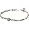 PANDORA Bracciale Tennis Donna Pavé Scintillante Verde 580044C01, Argento sterling, zirconia cubica