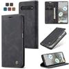 Cracedily Cover per Google Pixel 7 Pro Case, Custodia Cover Pelle Premium Portafoglio con Porta Carte Magnetica Supporto Protezione Flip Case Custodia per Google Pixel 7 Pro,Nero