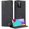 Phernykas Cover per Samsung Galaxy A52 5G/4G/A52S 5G, Flip Libro in Pelle Premium, Wallet Case con Porta Carte, Portafoglio Case Chiusura Magnetica, [Carta Fessura] [Antiurtoo] [Cavalletto], Nero