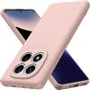 Byvuwiay Cover per Xiaomi Redmi Note 14 Pro 5G, Morbida Silicone Liquida TPU Protettivo Ultra Slim Custodia Antiurto - rosa