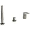 Ideal Standard La Dolce Vita rubinetto bordo vasca, miscelatore monocomando, BD670GN, La Dolce Vita silver storm [Rubinetteria Bagno > Rubinetteria Vasca]