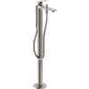 Ideal Standard La Dolce Vita rubinetto vasca a pavimento, miscelatore monocomando, BD673GN, La Dolce Vita silver storm [Rubinetteria Bagno > Rubinetteria Vasca]
