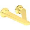 Ideal Standard La Dolce Vita rubinetto lavabo, installazione a parete, BD957A2, La Dolce Vita brushed gold [Rubinetteria Bagno > Rubinetteria Lavabo]