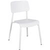 Fermob - Sedia impilabile Studie - Bianco - Alluminio - Designer Tristan Lohner