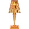 Kartell - Lampada da esterno ricaricabile senza fili Battery - Arancione - PMMA riciclato - Designer Ferruccio Laviani