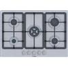 Bosch Serie 4 PGQ7B5K90 Piano cottura a gas 75 cm 5 fuochi Acciaio Inox"