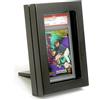 Leuchtturm 368024 Volterra Cornice per Carta collezionabile incisa PSA, 12 x 17,5 x 3,3 cm, espositore con Vetro, Nero
