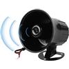 Sonew Allarme Corno DC 12V, Sirena Corno ad Alta Potenza per di Protezione per la Sicurezza, Domestica Indoor / Outdoor a Prova di Fuoco 115dB