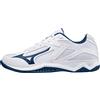 Mizuno Scarpe da uomo per badminton/squash Mizuno Thunder Blade 3 - white/dark denim/nimbus cloud