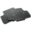 Audi, tappetini Posteriori in Gomma per Tutte Le Stagioni, 2 Pezzi, cod. 81A061511 041 (Colore: Nero)