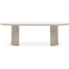 La Forma Tavolo Nealy MDF laccato con finitura écru 240 x 100 cm