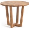 La Forma Tavolo rotondo Nahla in legno massello di acacia con finitura naturale Ø 90 cm