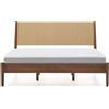 La Forma Letto Elan impiallacciatura e legno massiccio di noce corda materasso 160x200cm FSC Mix Credit